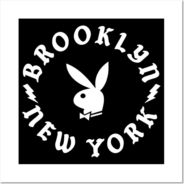 Brooklyn Old School Bunny Exclusive Wall Art by Pop Fan Shop